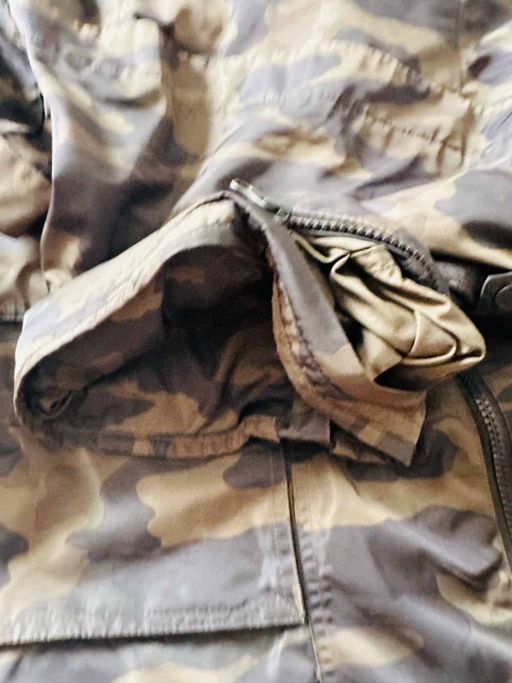 Blanc Noir Mastermind WaterResistant Camo Utility Jacket NWOT Womens Large 10/12 - Picture 9 of 13